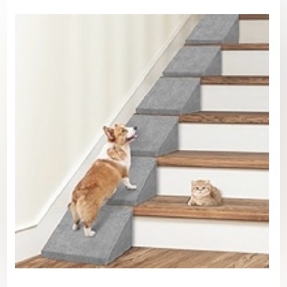 Other - Small Dog Ramps/Stairs for Stairs, Foam Pet Ramp Stairs, 6 Pack